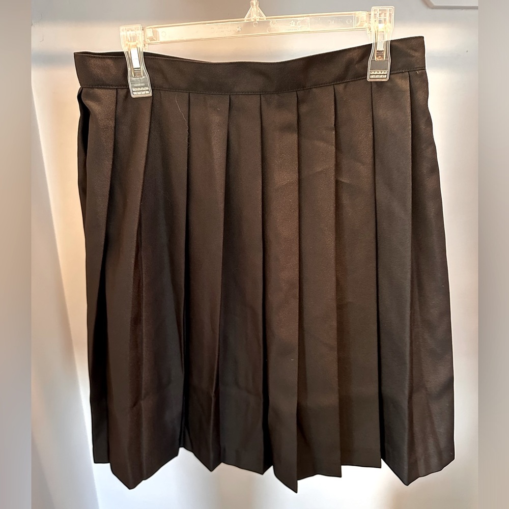 Black Pleated Skirt